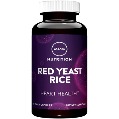 MRM Nutrition Red Yeast Rice | Monocolin K + Citrinin Free | Gluten Free + Vegan | 30 Servings