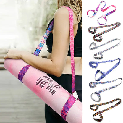 Adjustable Yoga Mat Strap for Easy Carrying and Exercise