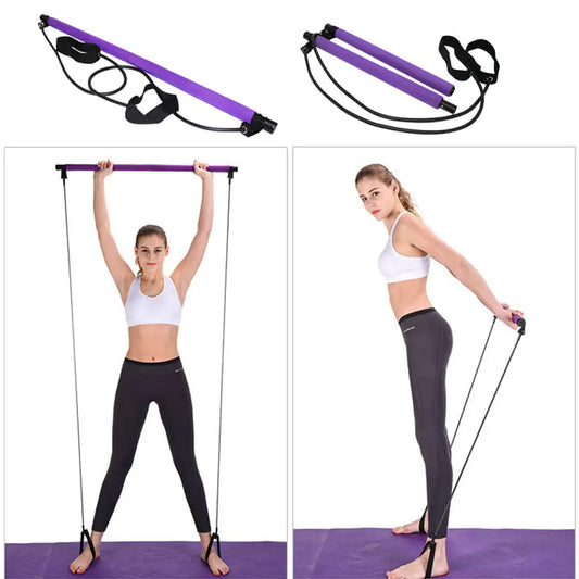 Women’s Fitness Resistance Bar for Home Workouts